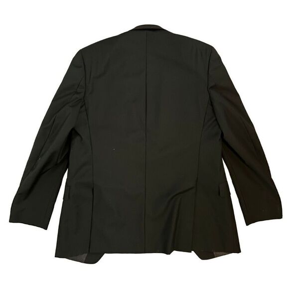Alfani Mens Black Slim Fit 2 Button Double Vented Suit Jacket Size 42L - Picture 3 of 4